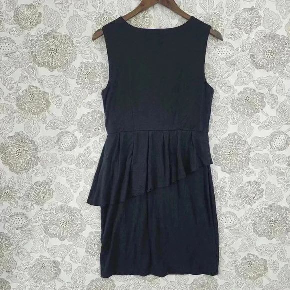 Ann Taylor Sleeveless Ruffle Mini Sheath Dress Work Career Size 6 - Picture 2 of 7